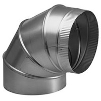8" Round Elbow Duct for Range Hoods and Bath Ventilation Fans