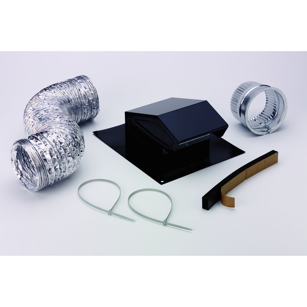 Roof Vent Kit, 8' of 4" flexible duct