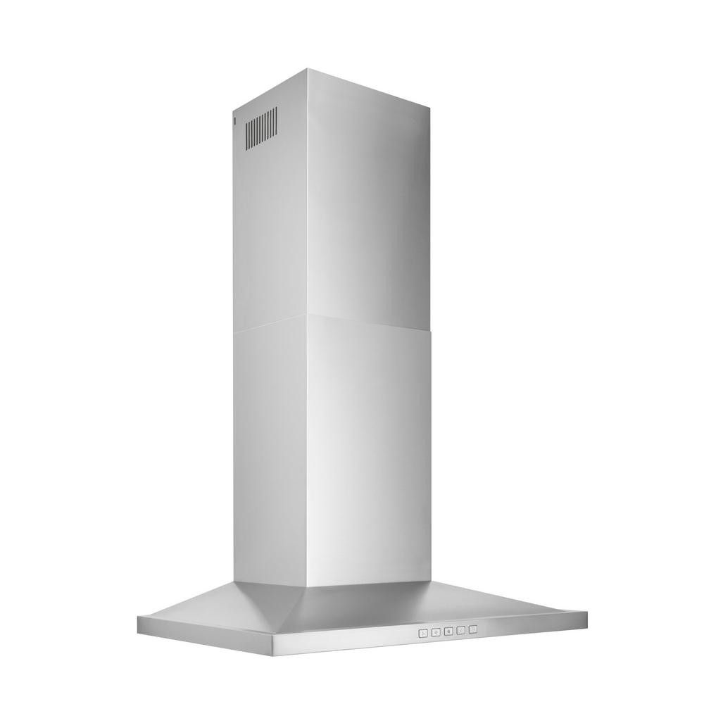 Broan 30" Classic Pyramid Chimney Hood, 450 CFM, LED, LOW PROFILE