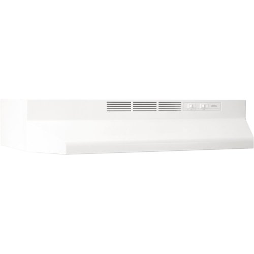 24" Non-Ducted Range Hood, 2 Speed Rocker, Light, 160 CFM