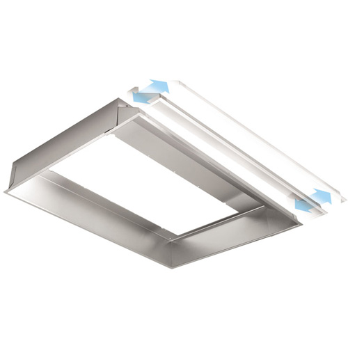 36" Range Hood Liner For Use With Rmip33 Power Module, Stainless Steel