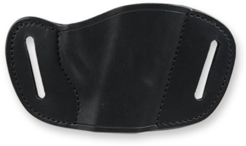 Bulldog Small  right hand black molded leather belt slide holster small mini autos