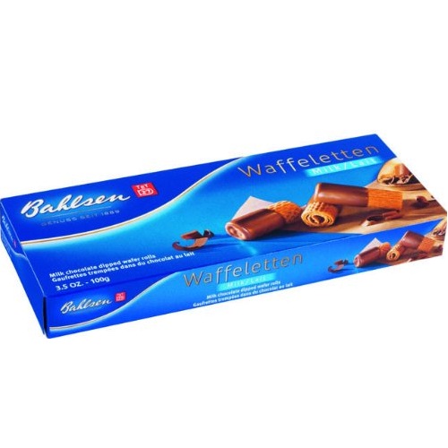 Bahlsen Waffeletten Milk Chocolate Rolls (12x3.5 OZ)