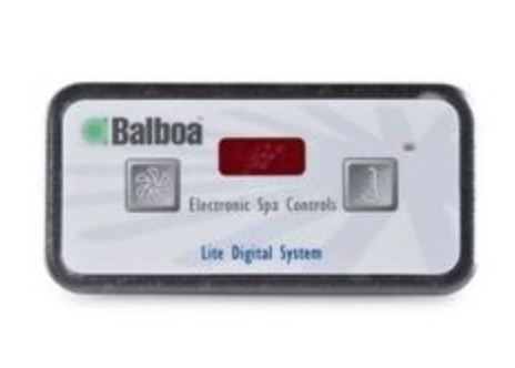 Spaside Control, Balboa VX10, Auxilliary, 1-Button, No Overlay