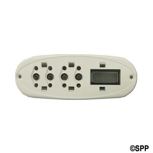 Spaside Control, Balboa MVP/VL200, Mini Oval, 4-Button, LCD, No Overlay