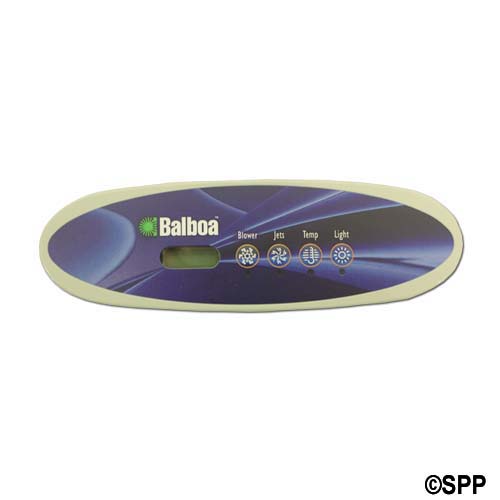 Spaside Control, Balboa MVP/VL260, 4-Button, LCD, Gray Bezel, 10'Cable w/ Phone Plug, Blower-Jets-Temp-Light