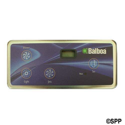 Spaside Control, Balboa VL402, Digital Duplex, 4-Button, LCD, Blower-Light-Jets-Temp
