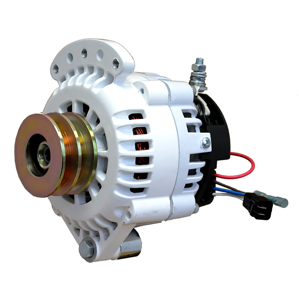 Balmar Alternator 100 AMP 12V 1-2" Single Foot Spindle Mount Dual Vee Pulley w/Isolated Ground