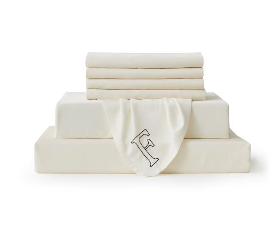 Ivory Bambusa 7-Piece Sheet Set