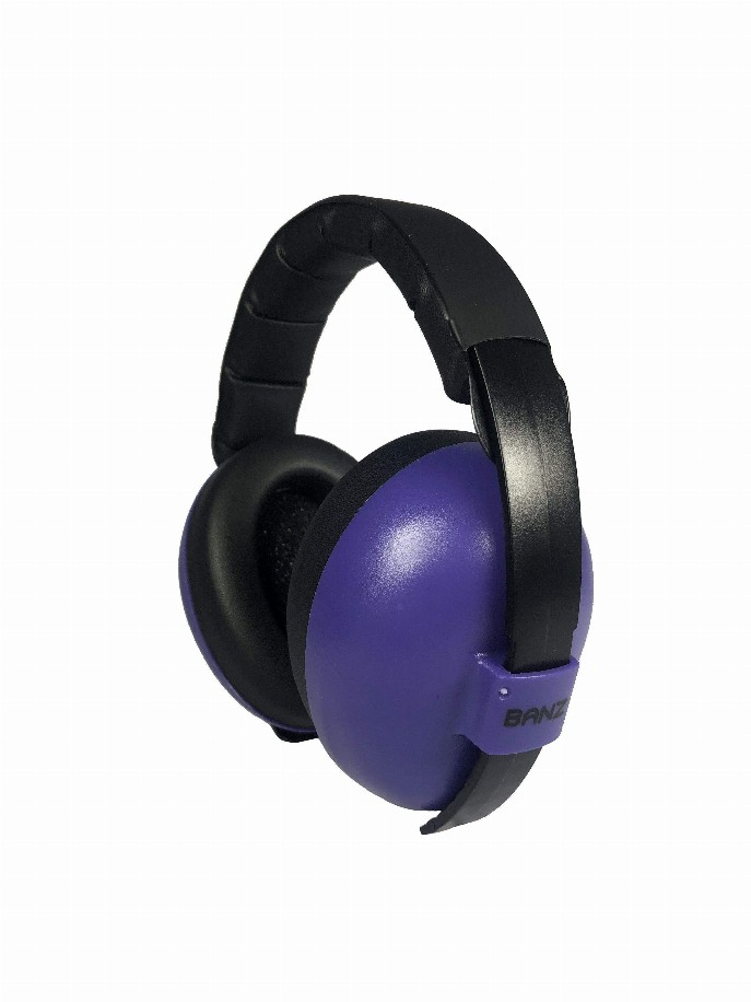 Team Colors - Baby Earmuffs and Kids Earmuffs - Baby Purple