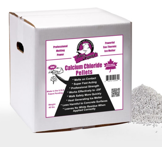 40lb Box of Bare Ground Calcium Chloride Pellets