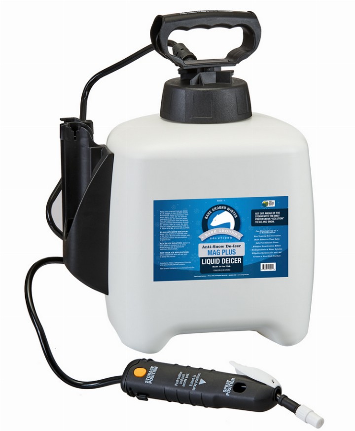 Mag Plus Deluxe system with pump sprayer and 1 gallon of liquid deicer