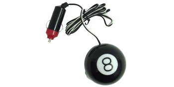 HANGING LIGHTED EIGHT BALL 12V