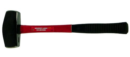 Monkey Grip 5Lb Sledge Hammer W/Fiberglass Handle