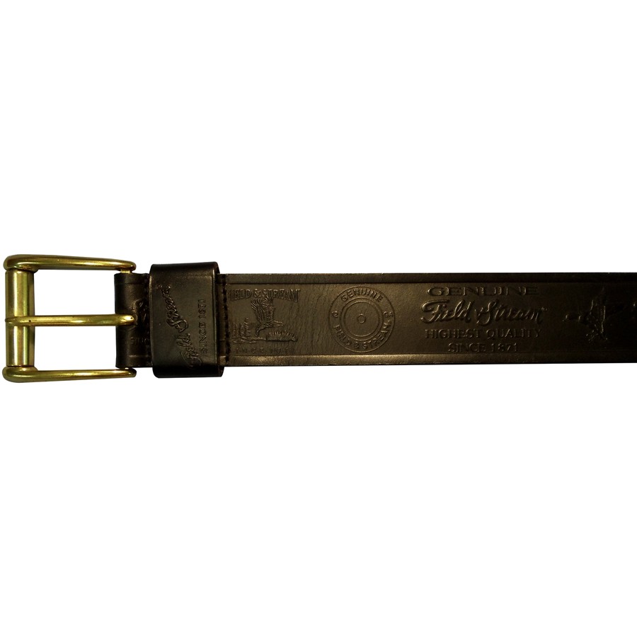 40"Black Embossed Belt, Field & Stream