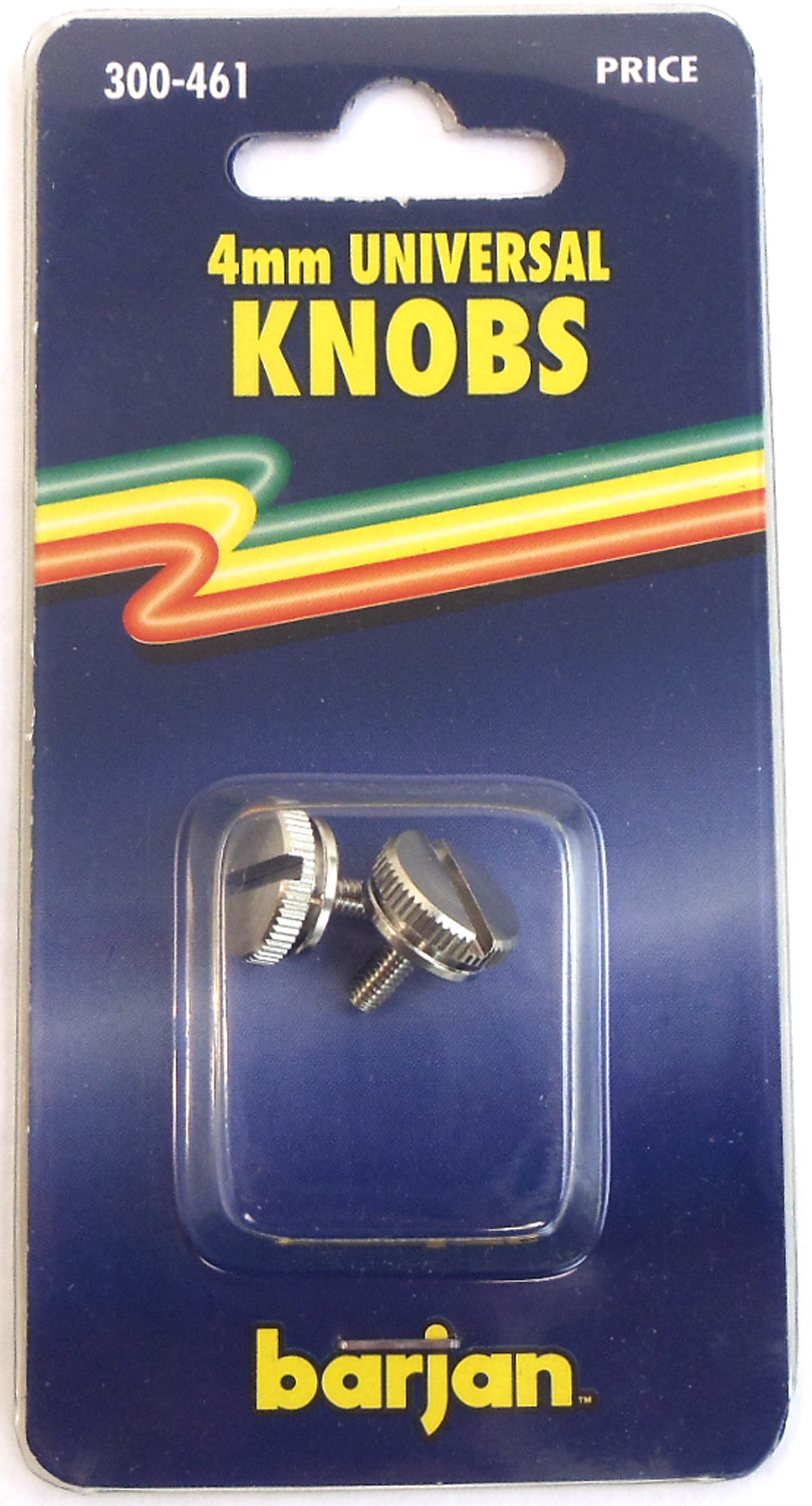 UNIVERSAL 4MM METAL REPLACEMENT SIDE KNOB PAIR