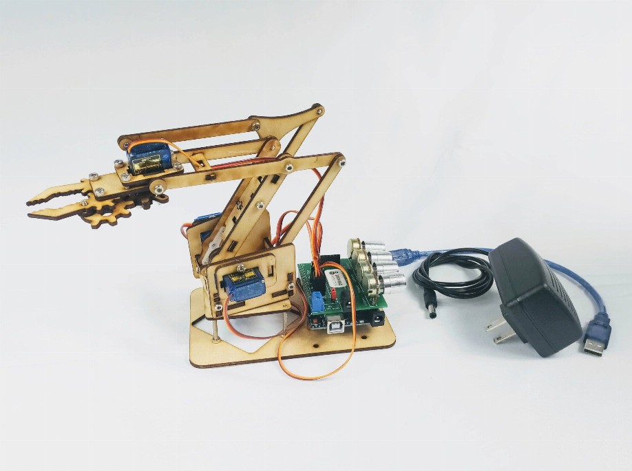 Barnabas Arduino-Compatible Robot Arm Kit With Joystick