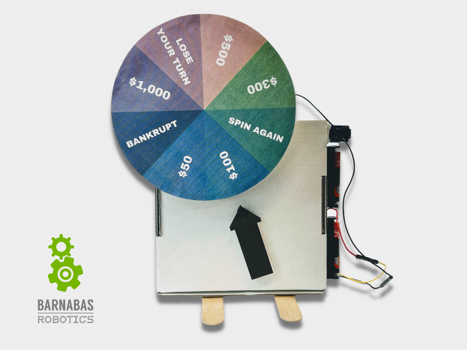 DC Motor Tinker Kit: Wheel of Fortune  (Ages 6-15)