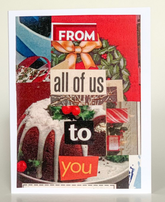 Christmas Greeting Card (Pack of 6) - From All of Us