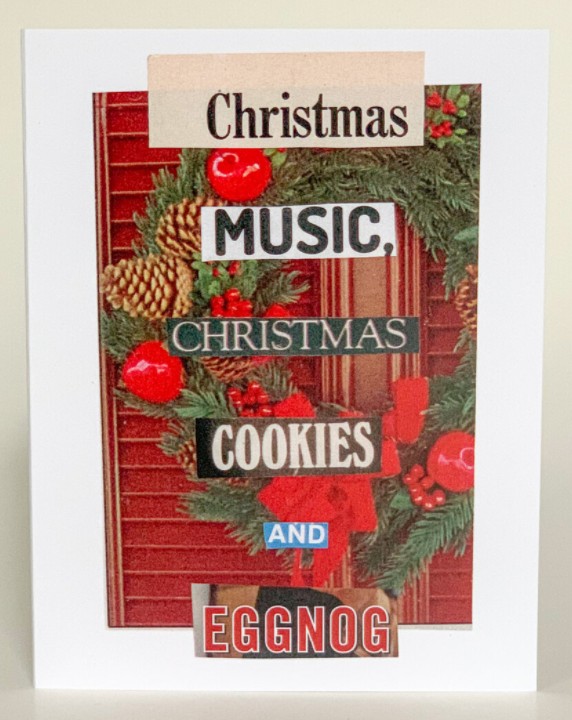 Christmas Greeting Card (Pack of 6) - Christmas Music, Christmas Cookies