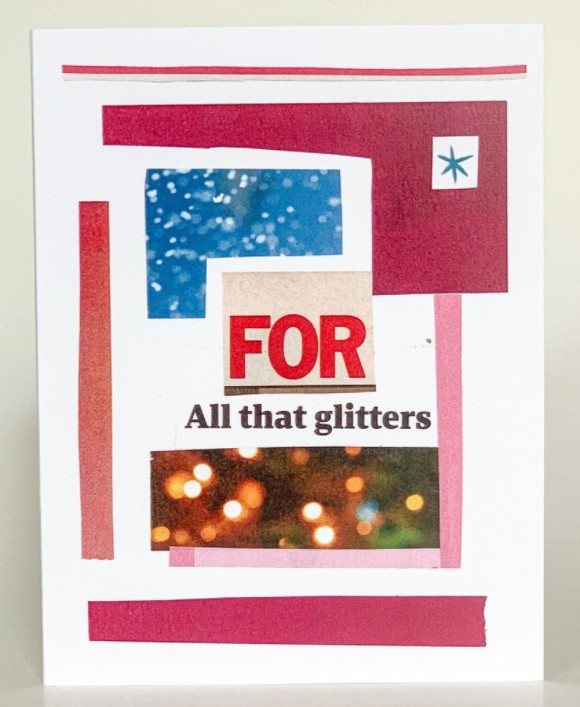 Christmas Greeting Card (Pack of 6) - For All That Glitters