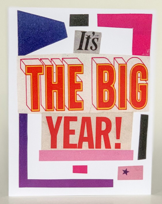 Congratulations Greeting Card (Pack of 6) - It's THE BIG YEAR