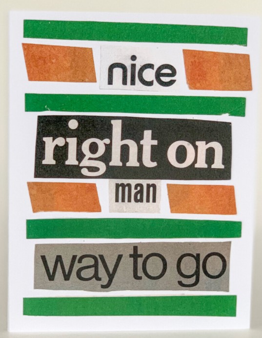 Congratulations Greeting Card (Pack of 6) - Nice Right On Man