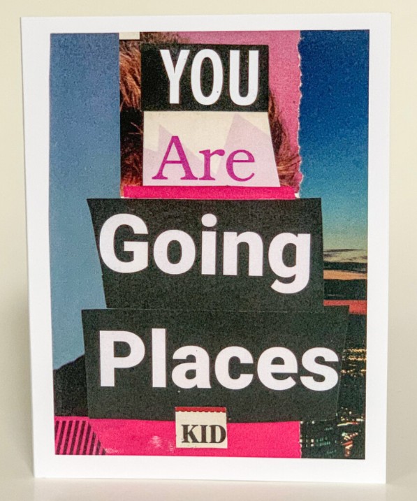 Encouragement Greeting Card (Pack of 6) - You're Going Places Kid