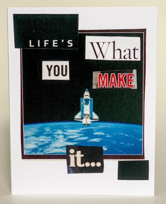 Encouragement Greeting Card (Pack of 6) - Life's What You Make