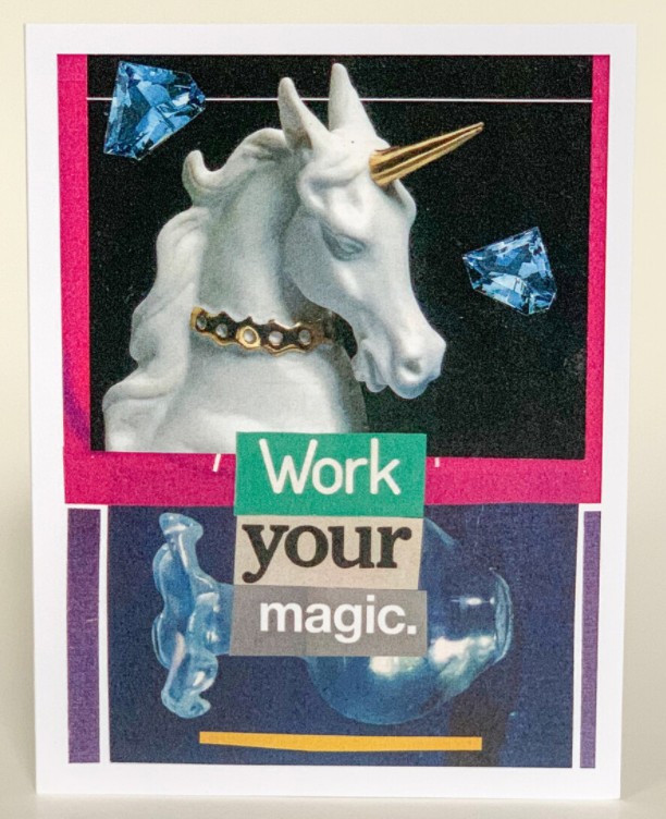 Encouragement Greeting Card (Pack of 6) - Work Your Magic