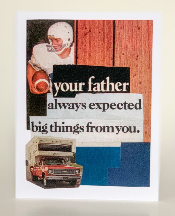 Encouragement Greeting Card (Pack of 6) - Your Father Always Expected