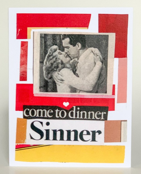 Friends Greeting Card (Pack of 6) - Come to Dinner Sinner