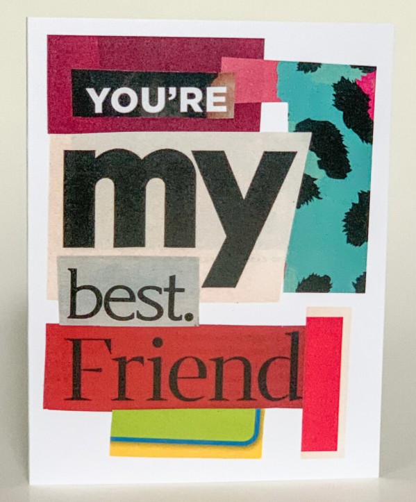 Friends Greeting Card (Pack of 6) - You're My Best Friend