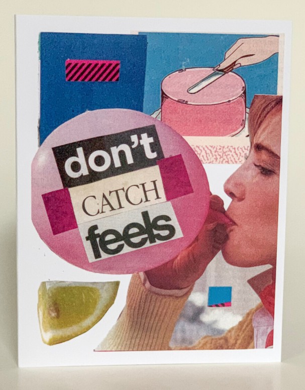 Love Greeting Card (Pack of 6) - Don't Catch Feels