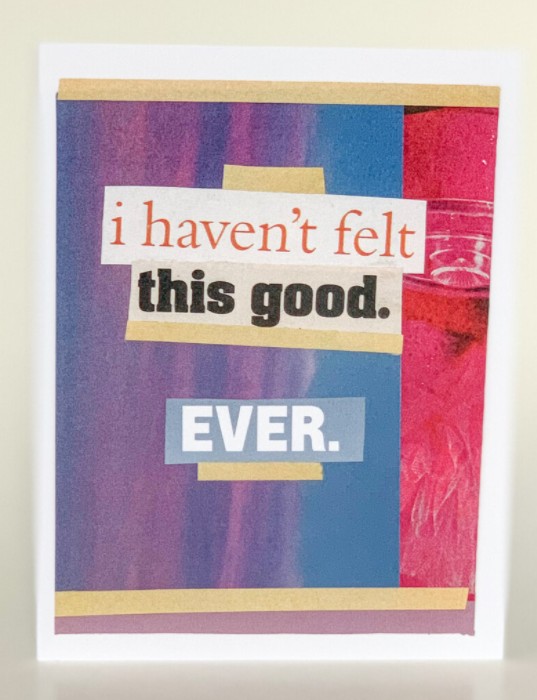 Thank You Greeting Card (Pack of 6) - I Haven't Felt This