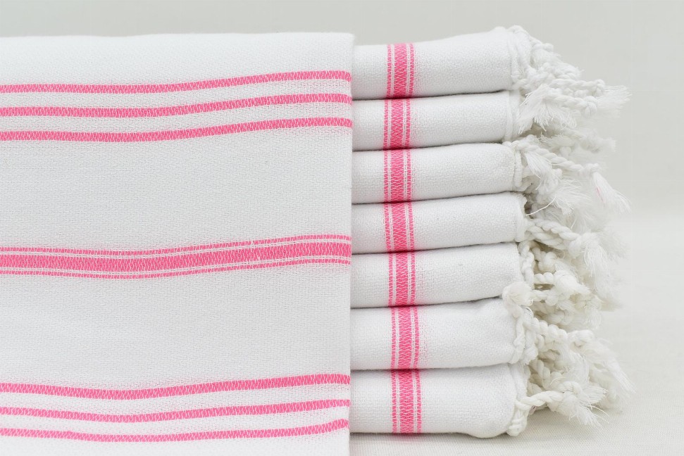 Turkish Towel - Pink StripeMonaco