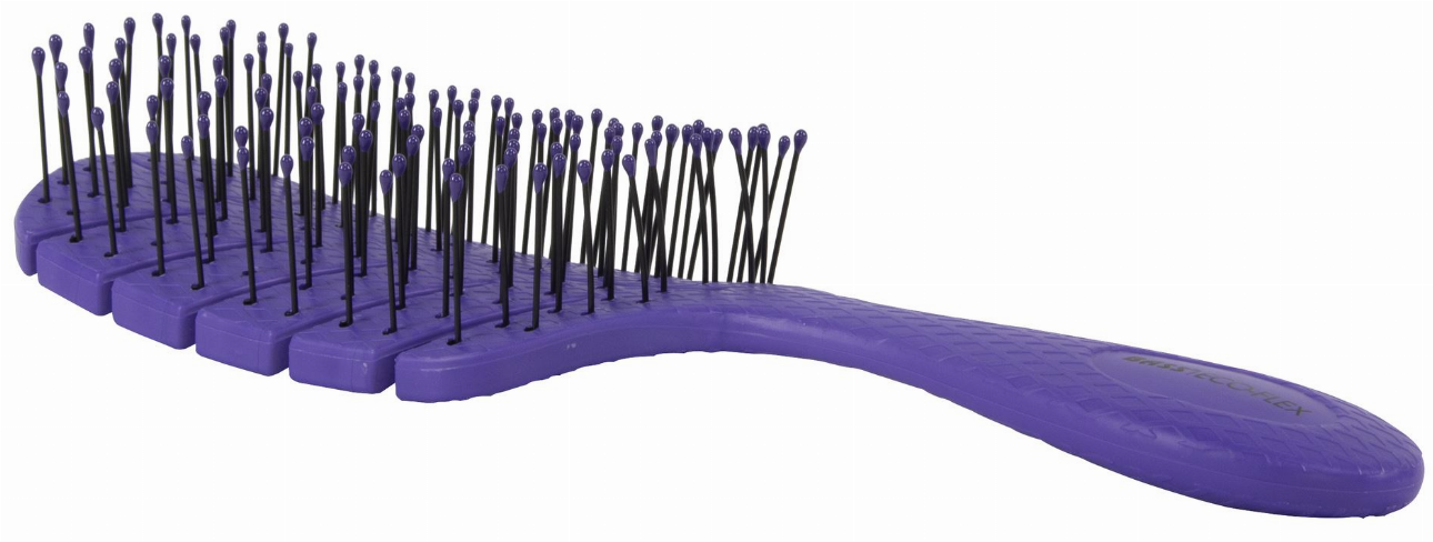 Bass Brushes- The BIO-FLEX  Detangling Pet Brush Leaf Shape