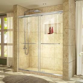 DreamLine Charisma 56-60 in. W x 76 in. H Frameless Bypass Sliding Shower Door in Chrome