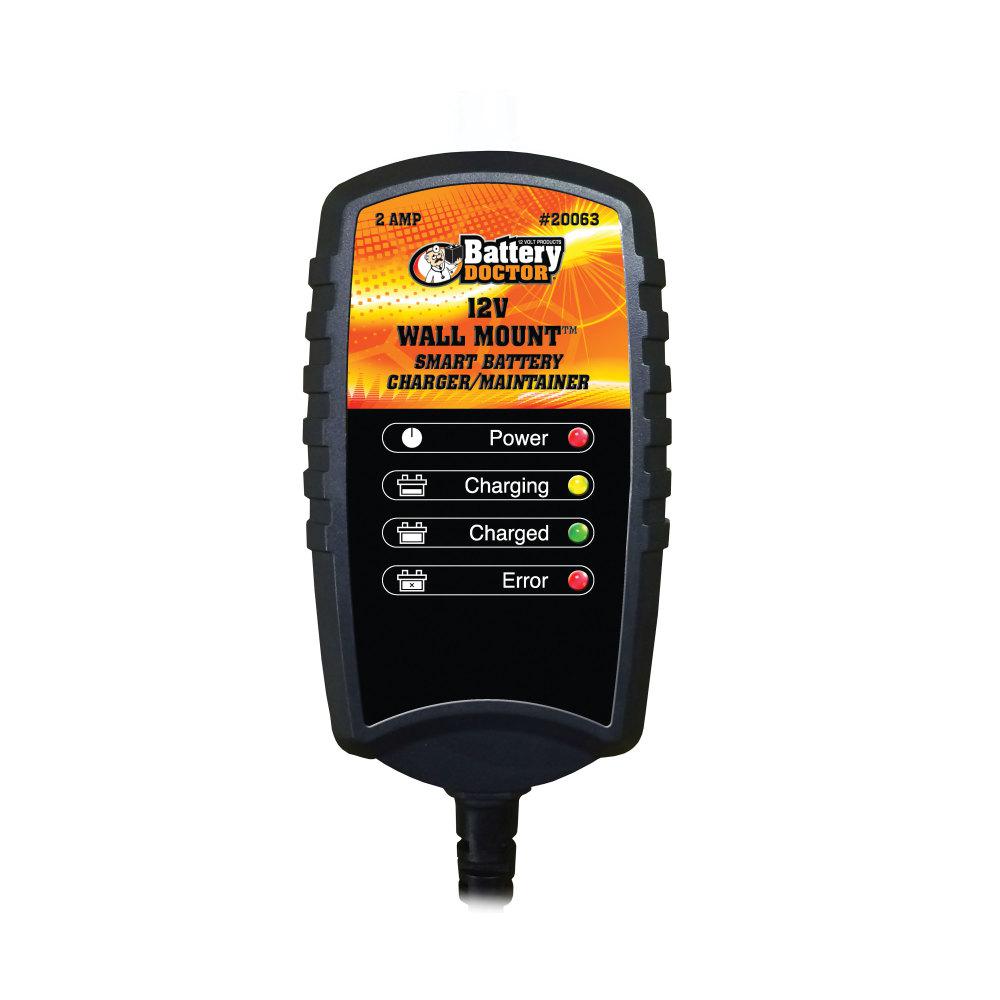 BATTERY DOC BATTERY CHARGER- WALL MOUNT II - 12 VOLT 2 AMP