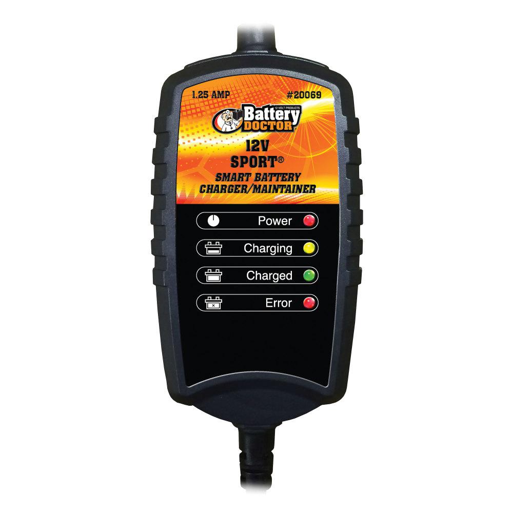 BATTERY DOC SPORT CHARGER 1.25 AMP 12 VOLT