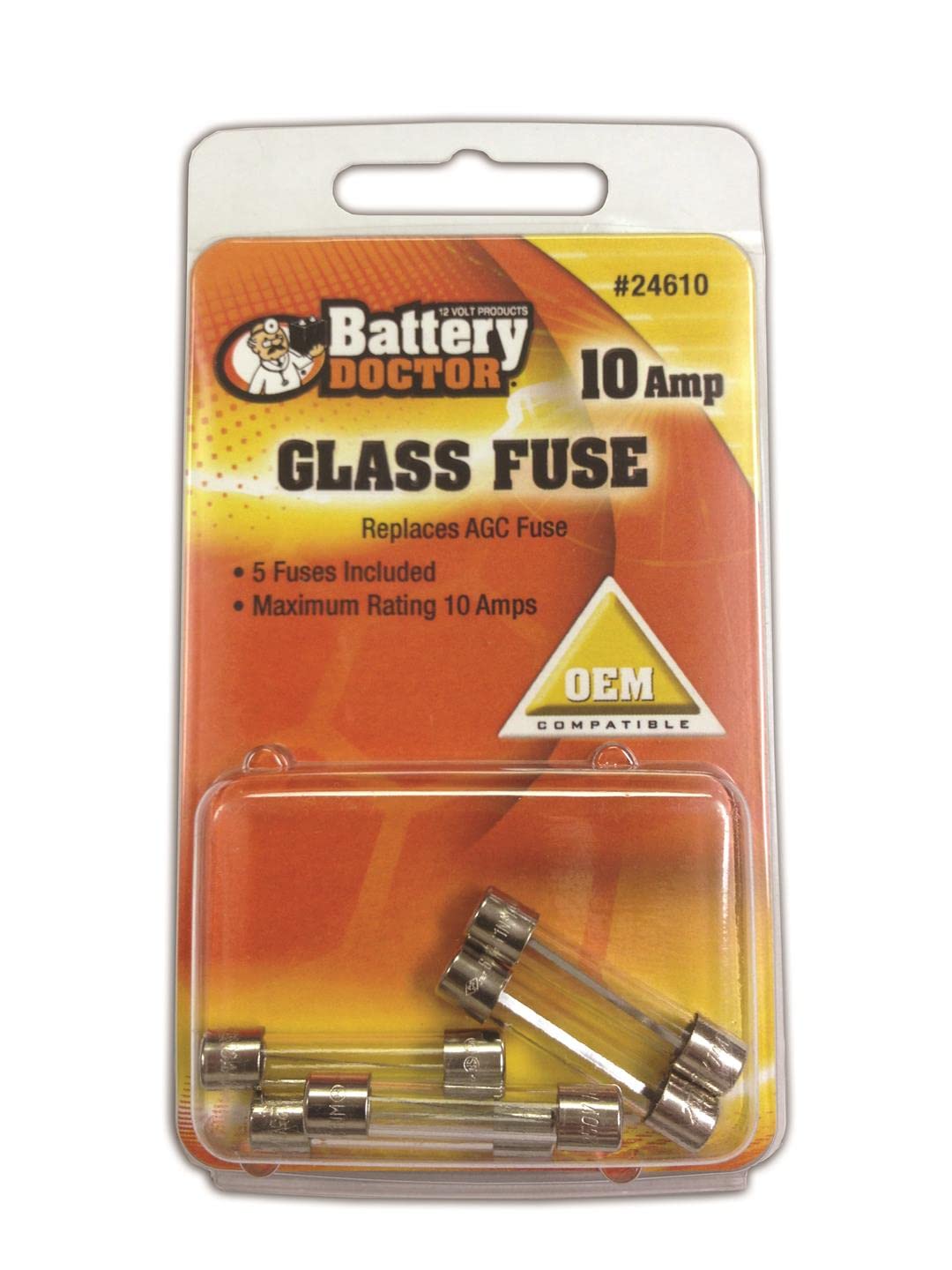 AGC GLASS FUSE30A5PCS RETAIL PKG