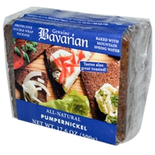 Bavarian Breads Organic Pumpernickel Bread (6x17.6Oz)
