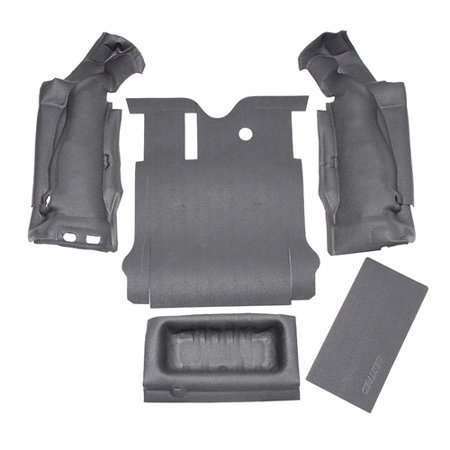 07-10 WRANGLER JK UNLIMITED 5PC COMPOSITE CARGO/REAR KIT GRAY BEDTRED W/TAILGATE AND TUBLINER