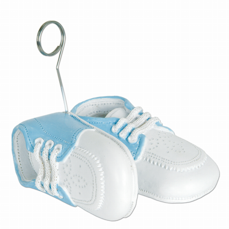 Balloon/Photo Holders - Baby Shower Girl's Baby Shoes