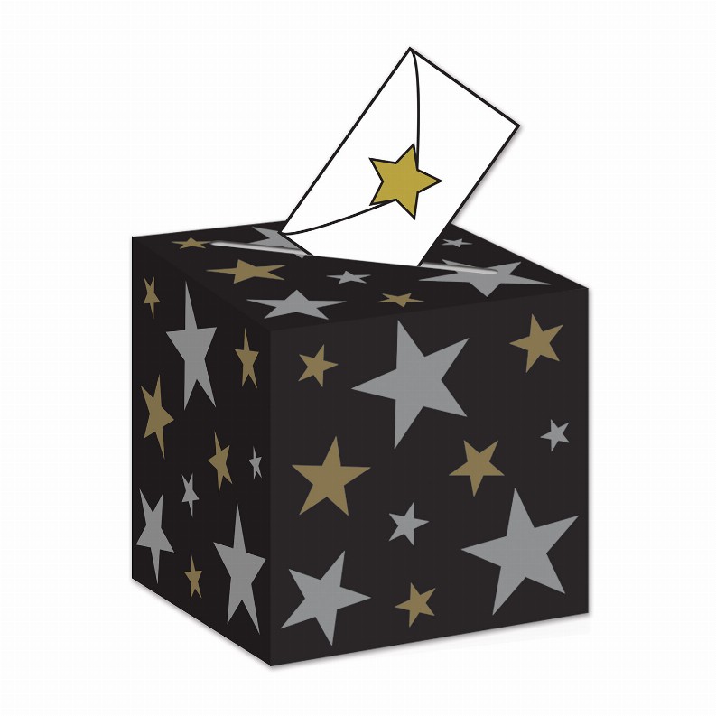 Beistle 3-D Decorations (Multiple Designs Available) - 9 in x 9 inAwards NightAwards Night Ballot Box