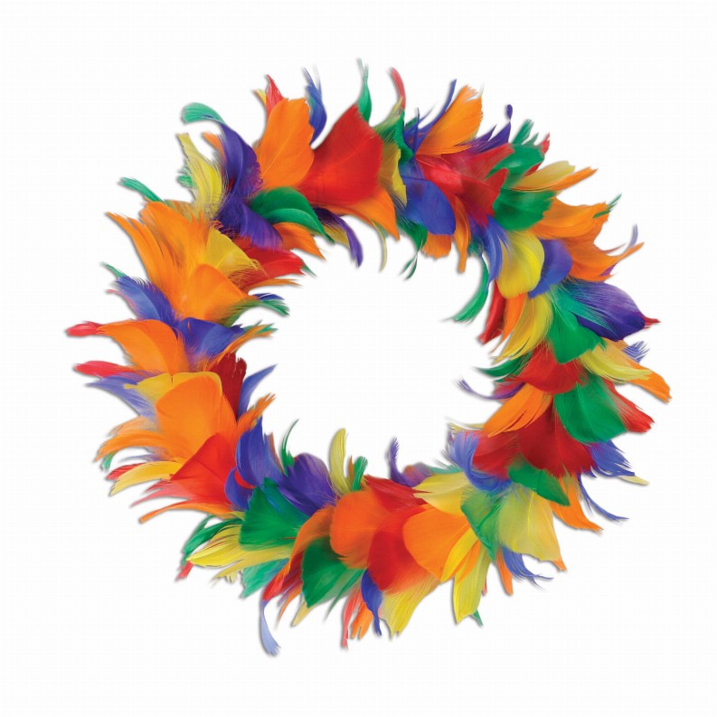 Beistle 3-D Decorations (Multiple Designs Available) - 12 inRainbowFancy Wreath