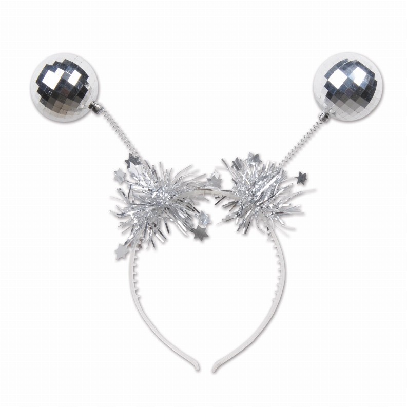 Boppers and Headbands - Christmas/Winter Silver Ball Boppers