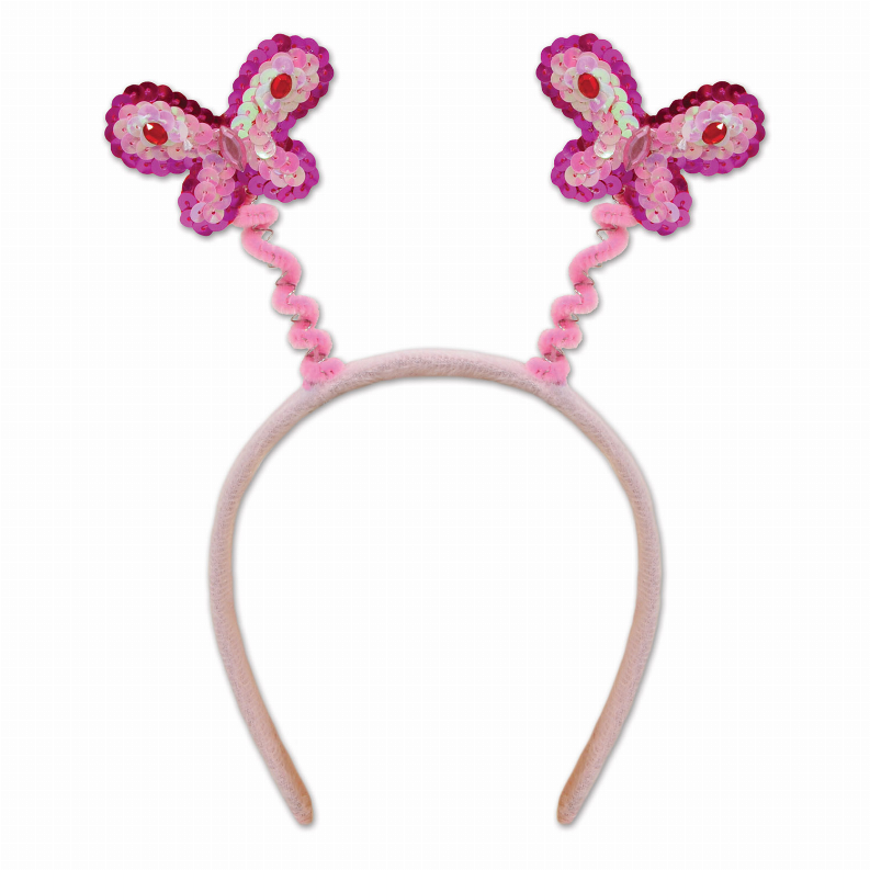 Boppers and Headbands - Spring/Summer Sequined Butterfly Boppers