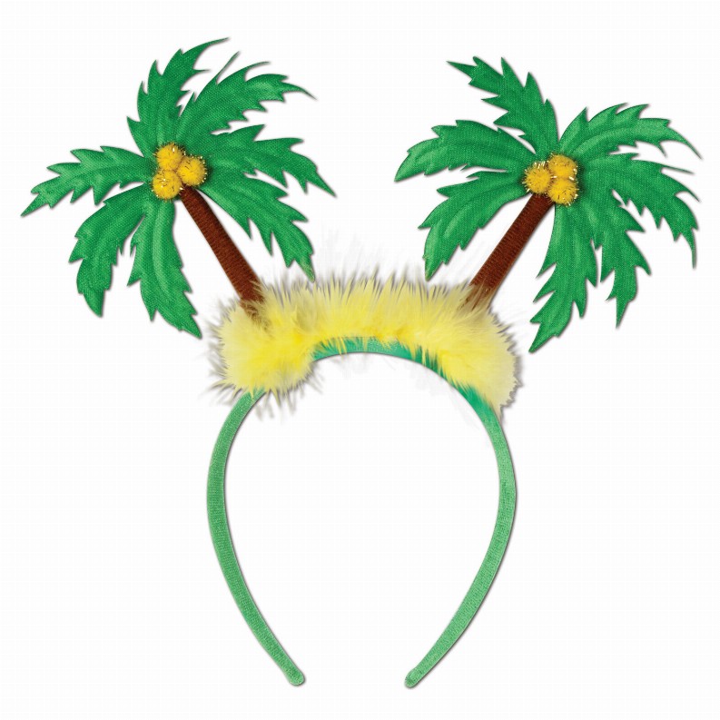 Boppers and Headbands - Luau Palm Tree Boppers