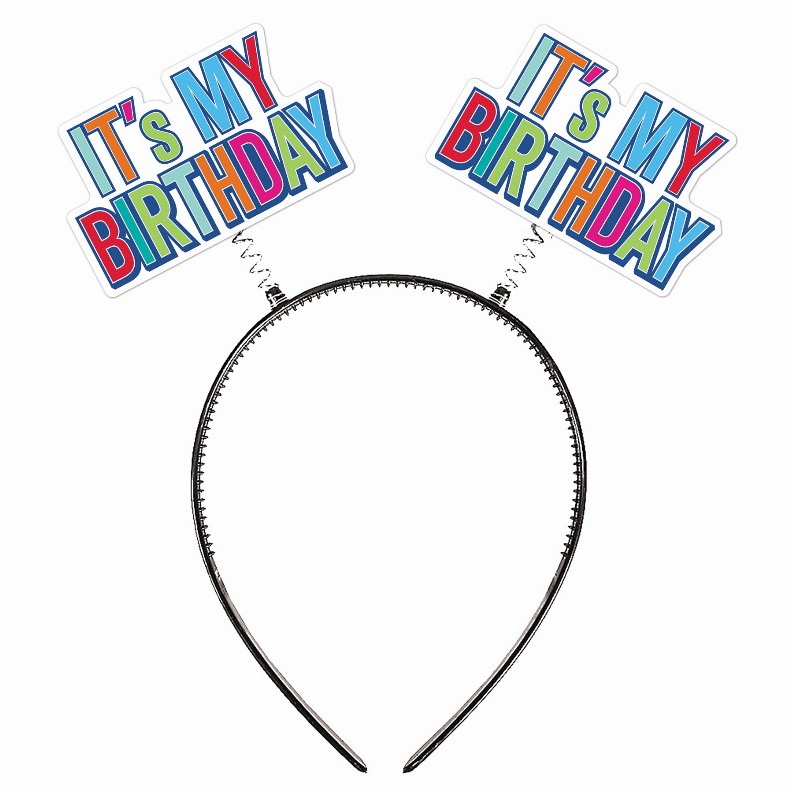 Boppers and Headbands - Birthday It's My Birthday Boppers